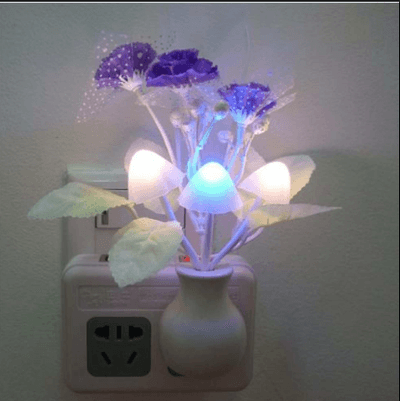 LED Electric Induction Night Light Sensor Mushroom Shape Energy Conservation Fungus Nightlight Dream Veilleuses_img_2