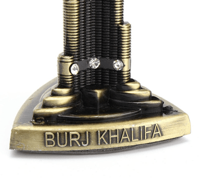 The Burj Khalifa Tower Model Figurine Architecture Decor 22 cm,/7.5 cm_img_1