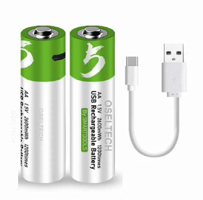 Type-C Rechargeable Battery With Type-C Charging Cable (2 Pack)_img_0