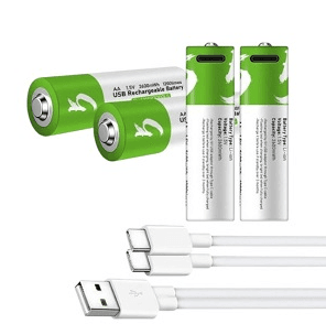 Type-C Rechargeable Battery With Type-C Charging Cable (2 Pack)_img_2