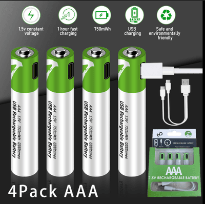 Type-C Rechargeable Battery With Type-C Charging Cable (2 Pack)_img_3