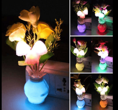 LED Electric Induction Night Light Sensor Mushroom Shape Energy Conservation Fungus Nightlight Dream Veilleuses_img_3