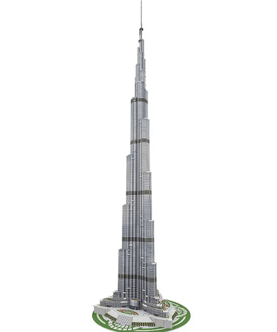The Burj Khalifa Tower Model Figurine Architecture Decor 22 cm,/7.5 cm_img_2