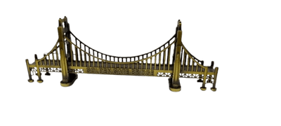 Famous Landmark Golden Gate Bridge Metal Miniature Statue 9.5  inchi_img_0