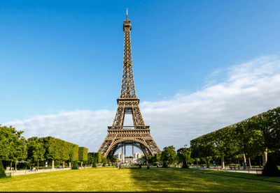 PARIS Metal Art Eiffel Tower Showpiece for Room Decoration (9 Inch)_img_2