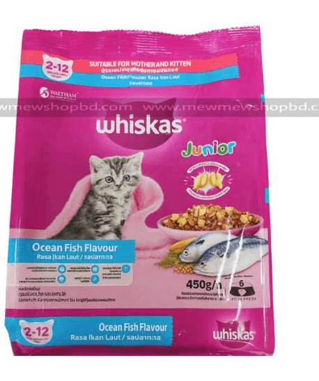 Whiskas Junior Cat Food Ocean Fish 450