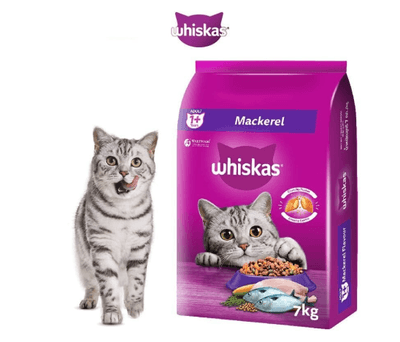 Whiskas Dry Cat Food Adult 1+ Mackerel (480g)_img_1