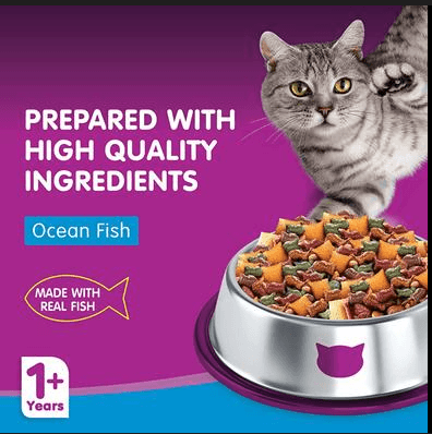Whiskas Adult 1+ Ocean Fish Flavour – 480gm_img_2