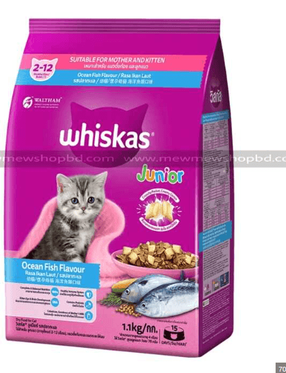 Whiskas Adult Dry Cat Food chicken Flavour 1.2kg