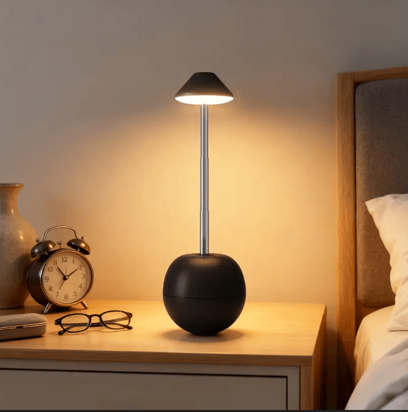 Modern RGB Tumbler Desk Lamp with Remote Control – Touch & Height Adjustable Night Light