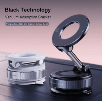 Strong Magnet Extended Car Mobile Stand 360 Degree Rotation Car Phone Stand Magnetic Vacuum Suction Car Phone Stand._img_2