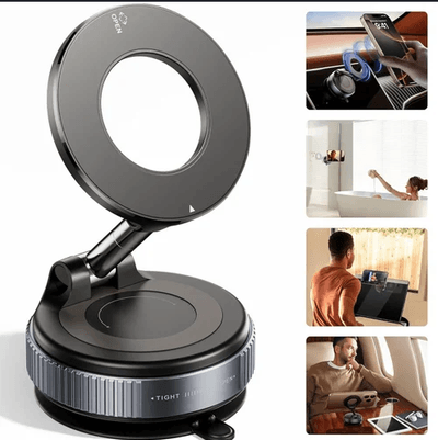 Strong Magnet Extended Car Mobile Stand 360 Degree Rotation Car Phone Stand Magnetic Vacuum Suction Car Phone Stand._img_3