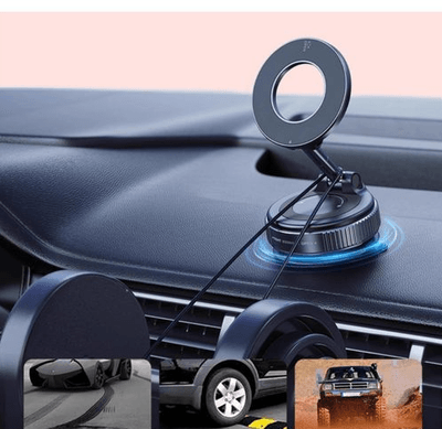 Strong Magnet Extended Car Mobile Stand 360 Degree Rotation Car Phone Stand Magnetic Vacuum Suction Car Phone Stand._img_4